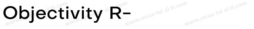 Objectivity R字体转换